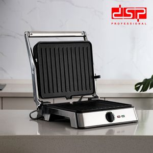 Parrilla eléctrica DSP KB1110 de 1500W, plancha antiadherente de acero inoxidable sin humo para cocinar carne y pescado en interiores - Product Image 4