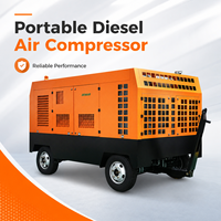 Compresseur d'air diesel remorquable pour utilisation en extérieur