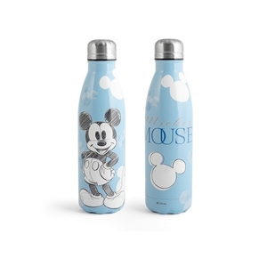 Bouteille Thermique en Acier Inoxydable Mickey Mouse 500ml Design Bleu Clair - Product Image 1