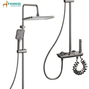 <span class=keywords><strong>Douche</strong></span> à effet pluie contemporaine <span class=keywords><strong>Douche</strong></span> murale dans la salle <span class=keywords><strong>de</strong></span> bain Sanitaires bon marché - Product Image 2