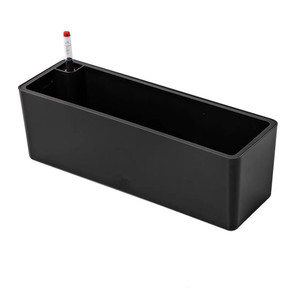 Jardinières et pots rectangulaires auto-arrosants en résine pour balcon, jardinière suspendue pour fenêtre, jardinière de balustrade - Product Image 4