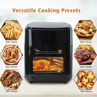 Friteuse à air multifonctionnelle numérique intelligente 10L 12L, four à air chaud, personnalisable en gros par l'usine OEM