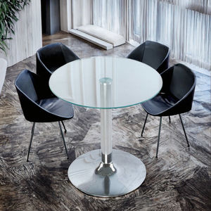 Modern <b>Glass</b> Extendable <b>Dining</b> <b>Table</b> Set with 4 Chairs <b>for</b> Hotel Restaurant Furniture Wholesale - Product Image 3