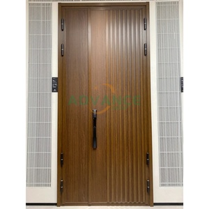 Unico Design intaglio 3D in alluminio Cast porta d'ingresso anteriore sicurezza residenziale esterno antifurto porta blindata - Product Image 2