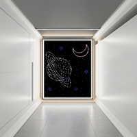 Peças e Acessórios para Elevadores Residenciais: Teto de Cabine de Elevador em Metal Moderno e Luxuoso para Villas Privadas