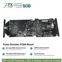 Placa de Circuito Impreso PCB Multicapa Personalizada para Dispositivos de Oxímetro de Pulso, Certificación ISO 13485, Acabado de Superficie ENIG, PCBA