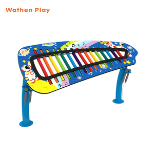 Xilófono Infantil <span class=keywords><strong>de</strong></span> Metal para Exteriores, Diseño Personalizado, Instrumento Musical para Parques, Modelo WSHK-K04, para Niños <span class=keywords><strong>de</strong></span> 3 a 12 Años, 115x60x96cm, para Escuelas - Product Image 2