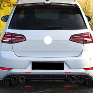 Accessoires de voiture Cache pare-chocs arrière pour VW <span class=keywords><strong>Volkswagen</strong></span> <span class=keywords><strong>Golf</strong></span> 7.5 <span class=keywords><strong>R</strong></span> MK7.5 <span class=keywords><strong>R</strong></span> 2017 2018 <span class=keywords><strong>2019</strong></span> - Product Image 5