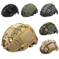 Nouvelle visière de casque tactique FAST respirante en polyester camouflage léger 70g, accessoire de camouflage pour l'extérieur