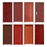 Porte de chambre en bois massif gravé, insonorisée, résistante à l'humidité, style européen moderne, pour décoration intérieure, vente en gros