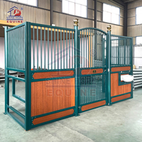 Kits de box pour chevaux bon marché panneaux d'écurie pour box pour chevaux barre de porte pour box panneaux avant avec porte à charnières