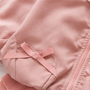 Manteau de princesse pour filles, cardigan <span class=keywords><strong>coupe</strong></span>-<span class=keywords><strong>vent</strong></span>, court, de couleur unie, pour <span class=keywords><strong>enfants</strong></span>, nouvelle collection printemps-automne 2021 - Product Image 4