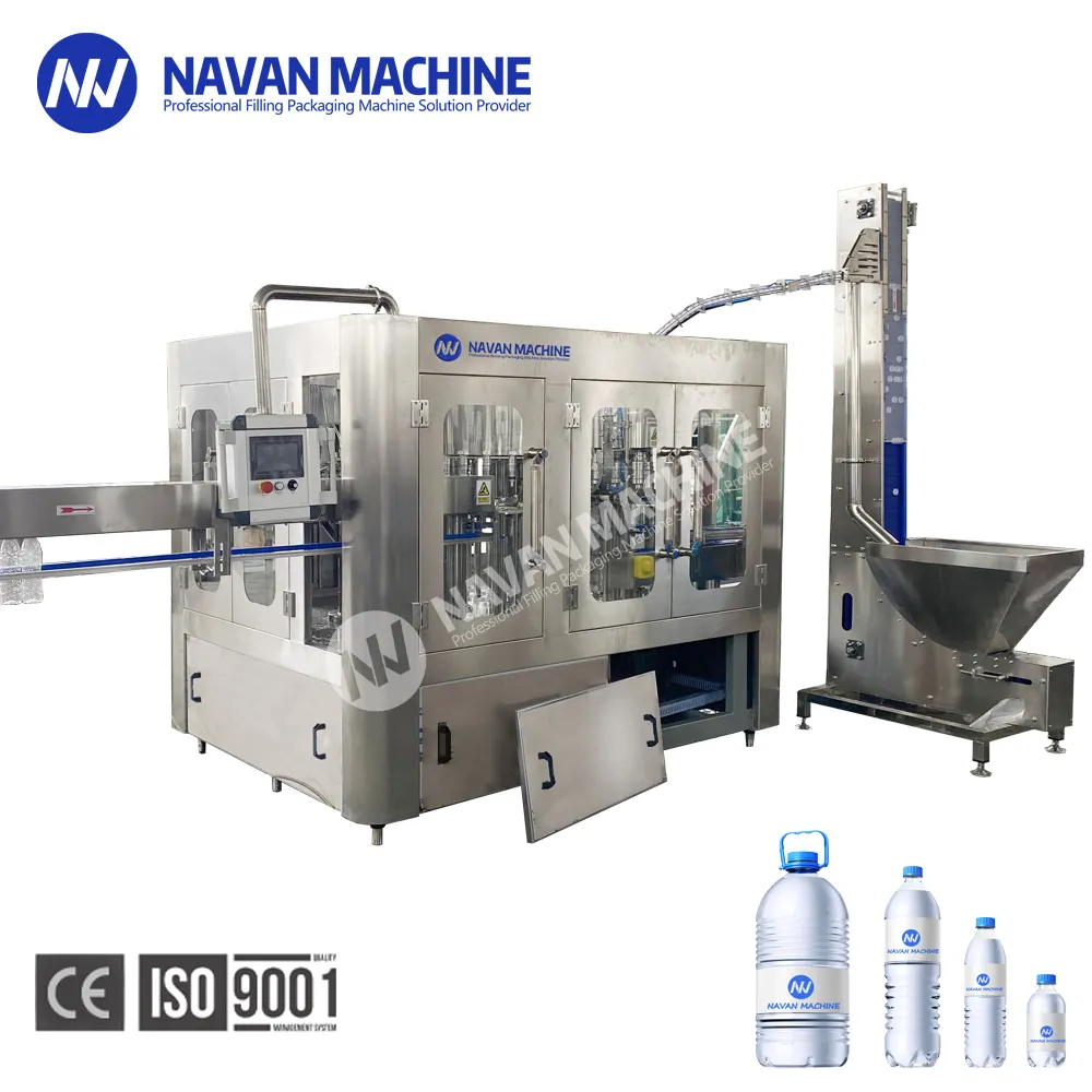 Заводская горячая Распродажа 3-в-1 полностью автоматическая машина для розлива минеральной воды в бутылках