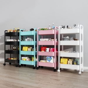Estante <span class=keywords><strong>de</strong></span> Almacenamiento <span class=keywords><strong>de</strong></span> Múltiples Niveles, Tipo Soporte, <span class=keywords><strong>de</strong></span> Plástico PP, <span class=keywords><strong>para</strong></span> Piso, <span class=keywords><strong>para</strong></span> Guardar Snacks y Otros Artículos, <span class=keywords><strong>para</strong></span> Dormitorio, Baño, Accesorios Prácticos - Product Image 2