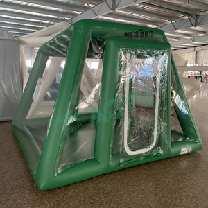 Tentes de glamping AOYU, chambres à bulles gonflables prismatiques de luxe à vendre en Chine, PVC personnalisé sans plis, trois ans - Product Image 4