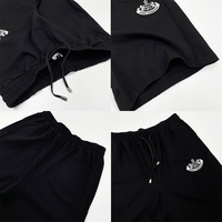 Celana Pendek Polyester Custom Unisex Terlaris, Desain Mid-Rise, Cepat Kering, Bernapas, Cocok untuk Olahraga Lari Musim Panas 3D