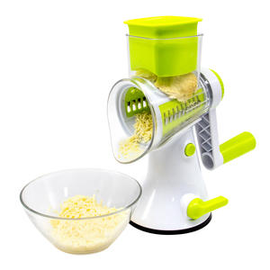 Mandolina Multifuncional para Cocina, Rebanador de Verduras, Rallador de Queso Manual Giratorio, Rebanador de Queso - Product Image 5