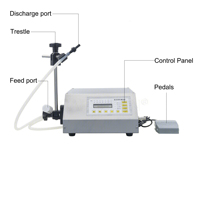 GFK-160 Minisize tête unique Pestiside liquide Machine de remplissage remplissage pompe à commande numérique détergent savon liquide Machine de remplissage