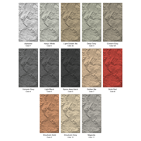Revêtement mural en pierre artificielle PU, imitation roche, 1200x600mm, feuille à grain continu pour grands murs décoratifs