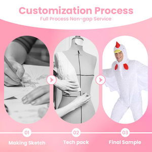 Disfraz de Pollo Divertido, Aprobado por BSCI, Disfraz de Alta Calidad <span class=keywords><strong>para</strong></span> Fiestas Temáticas de Granja, Ajustes Personalizados, Unisex <span class=keywords><strong>para</strong></span> Adultos - Product Image 2