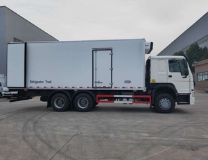 <span class=keywords><strong>Camion</strong></span> frigorifique robuste HOWO 6X4 diesel à transmission manuelle pour fruits et viande - Product Image 5