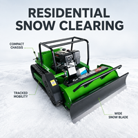 Tondeuse à gazon télécommandée Snow Place pour usage domestique, moteur diesel