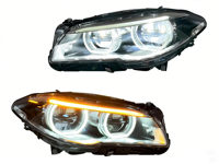 Conjunto de Faros LED para BMW Serie 5 (F10/F18) 2011-2017, Repuesto de Faros Delanteros, Suministro de Fábrica, Piezas de Automóvil -- Un Par