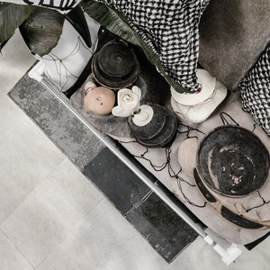 <span class=keywords><strong>Tringle</strong></span> de <span class=keywords><strong>Douche</strong></span> Extensible Moderne pour Salle de Bain 140-260cm en Acier Inoxydable Antidérapant, <span class=keywords><strong>Sans</strong></span> Perçage Requis - Product Image 3