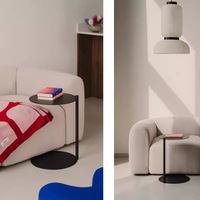 Table d'appoint, table basse, table d'angle, table de chevet, mini table nordique simple et tendance, petite table d'ordinateur en fer pour balcon, salon