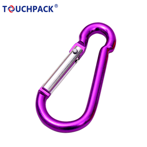 Mosquetón de Aluminio en Forma de D, Colorido, Precio de Fábrica, Gancho para Escalar, Llavero, Portátil, para Uso en Exteriores - Product Image 2