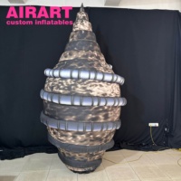 Ballon Escargot pour Accessoires de Scène, Escargot Gonflable Géant pour Expositions d'Aquarium