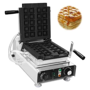 Custom Electric Korean Belgian Commercial Small Grid Mini Waffle Makers Baker Making Machine On Sale