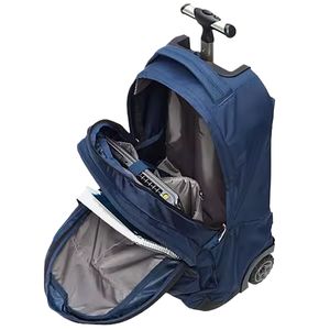 <span class=keywords><strong>กระเป๋า</strong></span>เป้สะพายหลังแบบมีล้อสำหรับเดินทางช่วงสุดสัปดาห์ ดีไซน์ทันสมัย น้ำหนักเบา กันน้ำ เหมาะสำหรับนักศึกษา ใส่โน้<span class=keywords><strong>ต</strong></span>บุ๊กได้ - Product Image 3