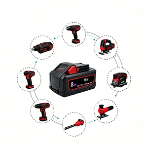 Batería de Litio para Herramientas Eléctricas <span class=keywords><strong>Milwaukee</strong></span> 18650 <span class=keywords><strong>M18</strong></span> M18D 18V 4.0Ah 5.0Ah 6.0Ah con Protección Contra Sobrecargas, OEM y ODM - Product Image 6