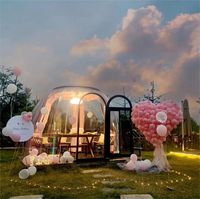 Son bébé ciel étoilé maison à bulles vide prête à expédier maison transparente mobile tente yourte restaurant salle de soleil