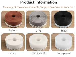 Bande d'étanchéité en silicone transparente <span class=keywords><strong>de</strong></span> <span class=keywords><strong>3m</strong></span> pour portes, bande d'étanchéité en silicone pour le <span class=keywords><strong>bas</strong></span> des portes - Product Image 4