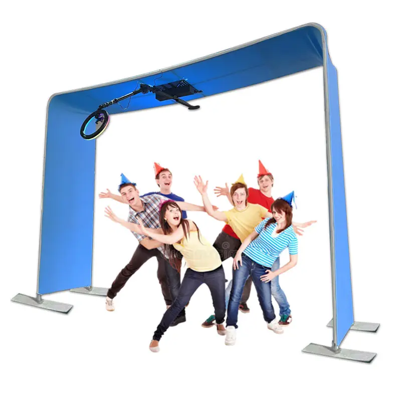Party Wedding top spinner 360 photo booth Selfie automatic overhead spinner video photo booth for Business Event birthday