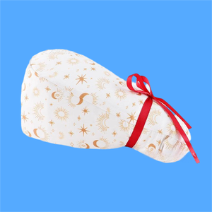 Bandeau respirant unisexe Bonnets de gommage dentaire imprimés mignons Bonnet de travail à nouer au dos Mignon multicolore respirant pour un usage quotidien - Product Image 1