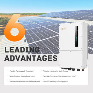 Inversor <span class=keywords><strong>Solar</strong></span> Híbrido Trifásico de Alto Voltaje 50kw MPPT, Inversor Industrial de Pared con 3 Rastreadores MPPT, 5 Años de Garantía - Product Image 5