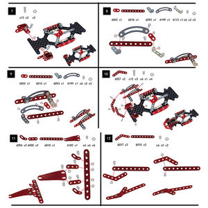 Kit de Modélisme de Voiture de Course en Alliage à Démonter 287 Pièces – Jouet Éducatif DIY en Métal à Assembler avec Vis et Écrous pour Enfants - Product Image 4