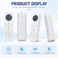 Télécommande FAN avec portée de 8 à 12 m, 4 boutons pour appareils électroménagers, PC, boîtier