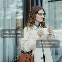 Gafas de Sol Inteligentes de Moda 2025 con Cámara HD, Batería de 410 mAh, Resistencia al Agua IP54, Bluetooth 5.2, Llamadas Telefónicas con ChatGPT, Auriculares Inalámbricos, Gafas con IA