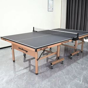 Mesa <span class=keywords><strong>de</strong></span> Ping Pong <span class=keywords><strong>de</strong></span> MDF <span class=keywords><strong>de</strong></span> Tamaño Estándar para Entrenamiento, Suministro Directo <span class=keywords><strong>de</strong></span> Fábrica, Mesa <span class=keywords><strong>de</strong></span> <span class=keywords><strong>Tenis</strong></span> <span class=keywords><strong>de</strong></span> Mesa <span class=keywords><strong>de</strong></span> 25 mm para Interiores con Ruedas - Product Image 1