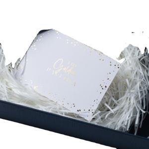 Kartu Ucapan Terima Kasih Kertas Tebal 600g Mewah Custom Pulida 2025 Dengan Logo Foil, Kartu Pesanan Merek Bisnis Custom - Product Image 3