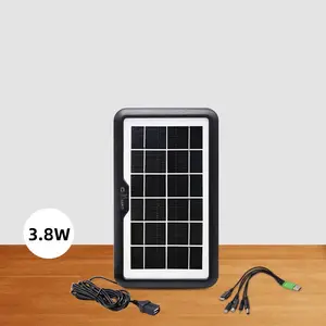 CCLAMP OEM ODM Solarmodule Mini Tragbares 5-Kopf-Solarpanel-Solarzellen-Ladegerät