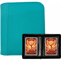 Porte-cartes en cuir PU avec logo embossé personnalisé, une poche, compatible avec Toploader, album de collection de cartes à collectionner coloré