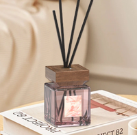 Diffuseur de parfum sans flamme en verre de style oriental 500 ml, fait main, parfum longue durée 60 jours pour hôtels et usage quotidien