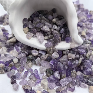 Amethyst Granules 3-6mm <b>Crystal</b> <b>Chips</b> Purple Gravel Aquarium Decorations - Product Image 2