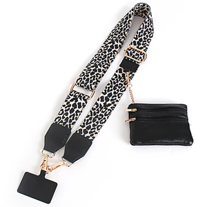 Adjustable <b>Mobile</b> <b>Phone</b> Strap With Zippered Wallet Anti-lost Crossbody Cell <b>Phone</b> <b>Lanyard</b> Card Gasket For Women Bag Accessories - Product Image 3