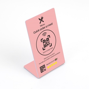 Autocollant NFC 213 en époxy 13,56 MHz – Carte de commande de restaurant par simple contact, carte professionnelle et de paiement, support d'affichage de menu NFC - Product Image 6